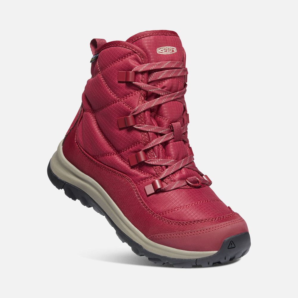 Bottes Hiver Keen Femme Rouge | Terradora Ii Waterproof | RKLFD-2467